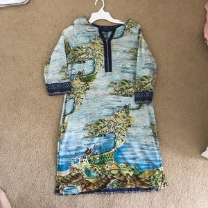 Pakistani Shalwaar Kameez.